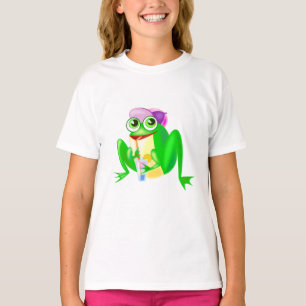 Camiseta Fiesta Frog T-Shirt Personalizado Fun