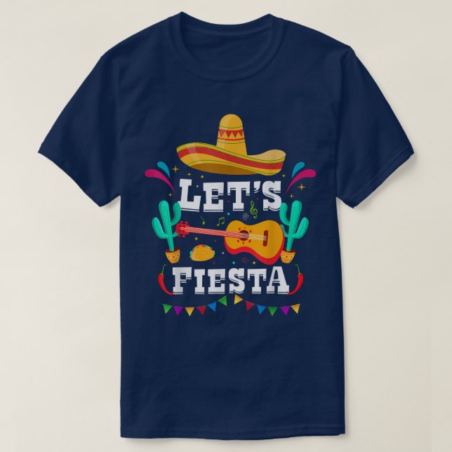 Camiseta Fiesta Funny Aguacate Taco Cinco De Mayo Meica (Diseño del anverso)