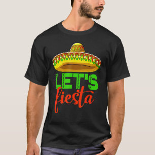 Camiseta Fiesta Funny Hombres Cinco De Celebración Mexicana