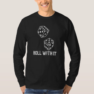 Camiseta Fiesta Gambler Vintage Casino Dice Rollo Con Gam