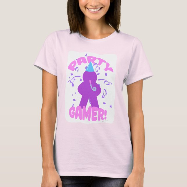 Camiseta Fiesta Gamer Epic Meeple Boardgame Fun Time (Anverso)