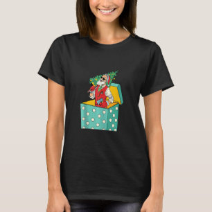 Camiseta Fiesta Guay del árbol de Navidad de Hipster Santa