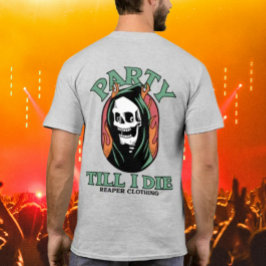 Camiseta Fiesta hasta que muera por ropa de pañales