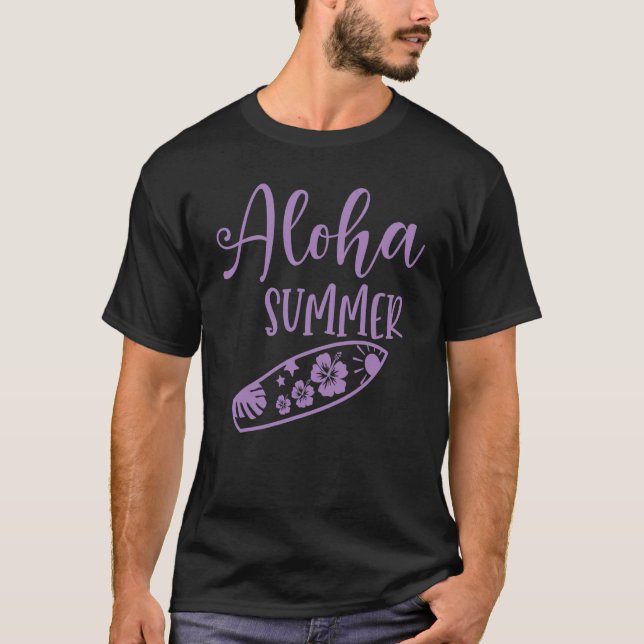 Camiseta Fiesta Hawaii Aloha Surfing Hawaii (Anverso)