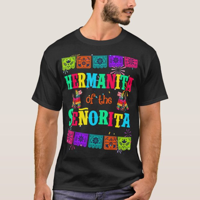 Camiseta Fiesta Hermanita de la señorita Mexicana Bir (Anverso)