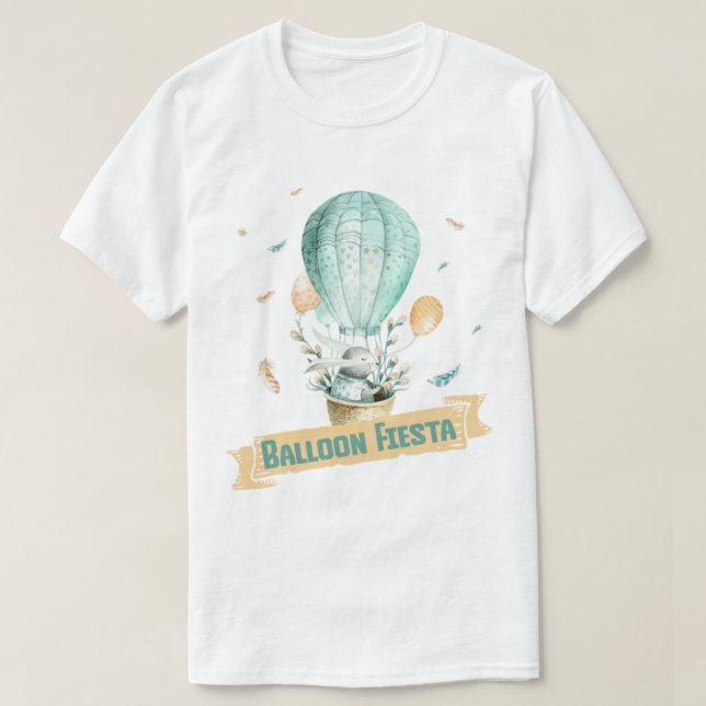 Camiseta Fiesta internacional de globos de Albuquerque (Diseño del anverso)