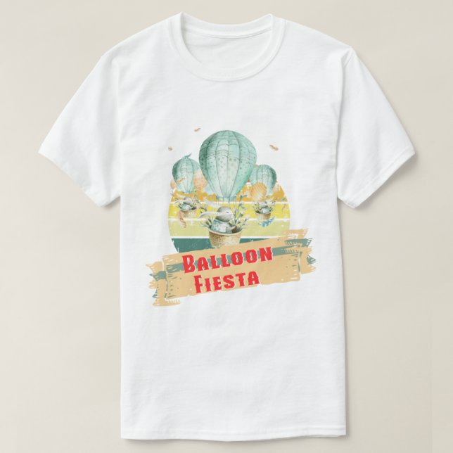 Camiseta Fiesta internacional de globos de Albuquerque (Diseño del anverso)