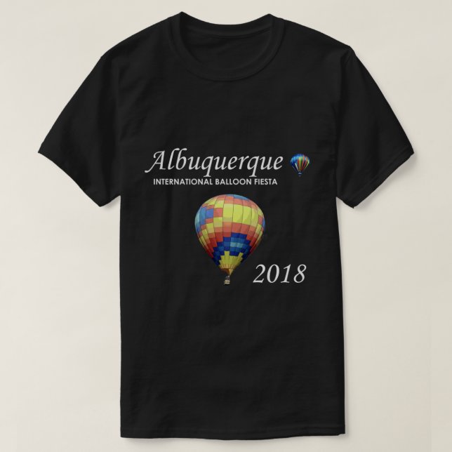 Camiseta Fiesta internacional de globos de Albuquerque (Diseño del anverso)