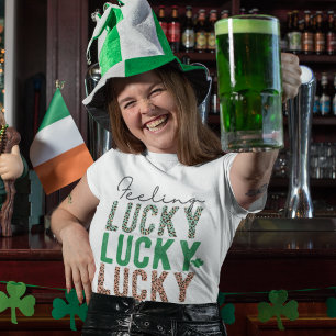 Camiseta Fiesta irlandés del Green Shamrock Vine