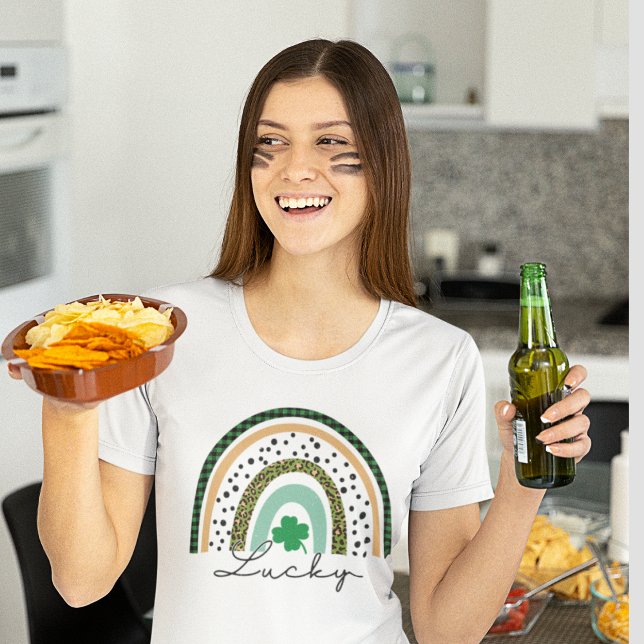 Camiseta Fiesta irlandés del Green Shamrock Vine (Subido por el creador)