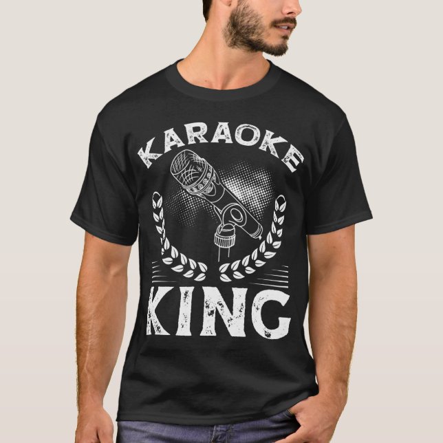 Camiseta Fiesta Karaoke King Singer Music Maker Karaoke (Anverso)