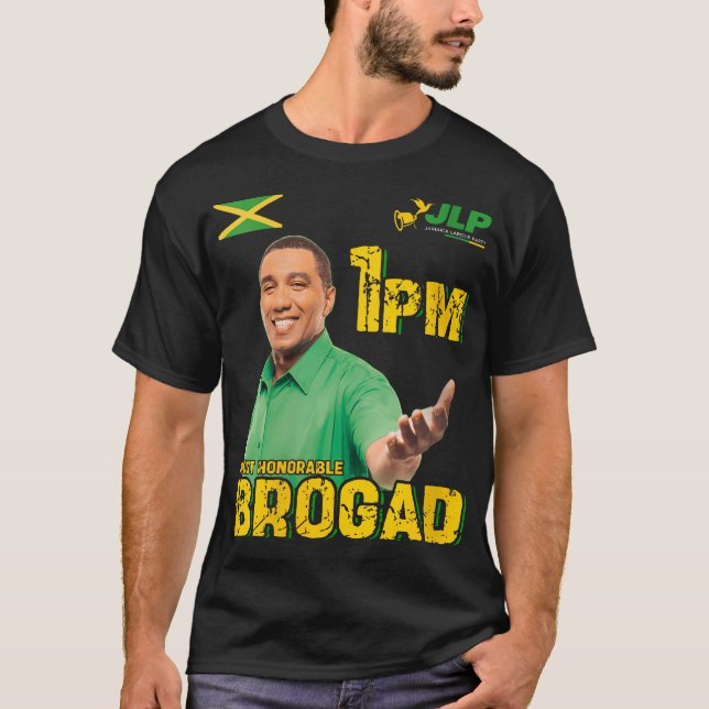 Camiseta Fiesta laboral de Brogad Jamaica (Anverso)