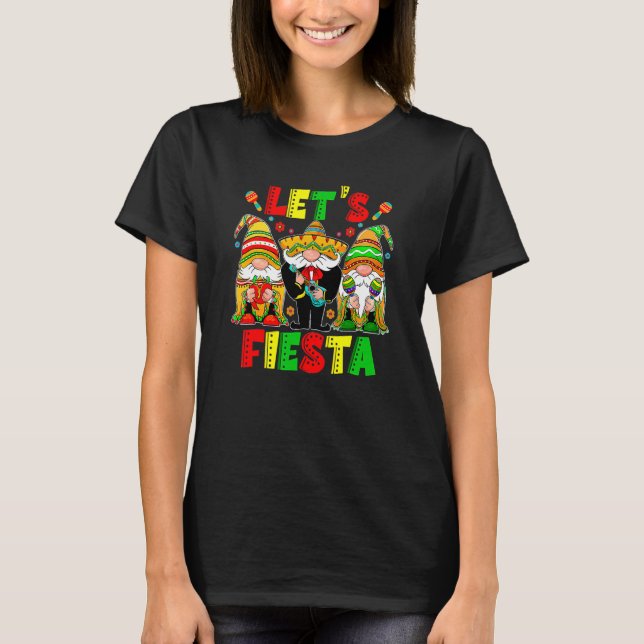 Camiseta Fiesta latinoamericanos, Fiesta mexicano Poncho Ci (Anverso)