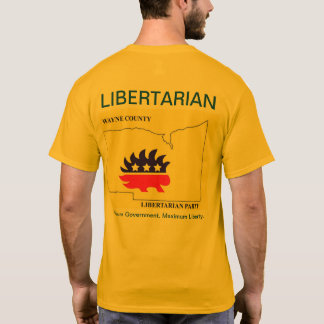 Camiseta Fiesta libertario del condado de Wayne