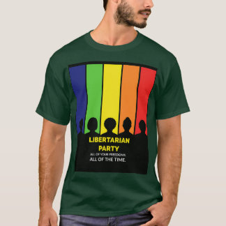 Camiseta Fiesta libertario, todas tus libertades