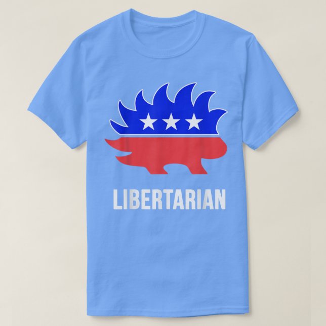 Camiseta Fiesta libertarista del puertorismo liberal  (Diseño del anverso)
