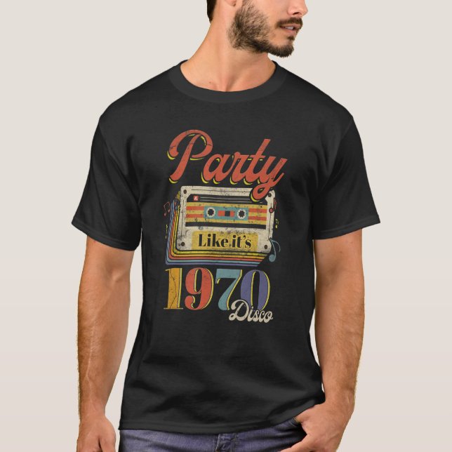 Camiseta Fiesta Like It's 1970 Disco 1970 Funky Fiesta 70s  (Anverso)