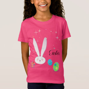 Camiseta Fiesta lindo feliz de la caza de los huevos de