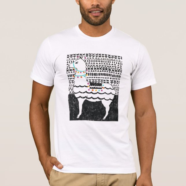 Camiseta Fiesta Llama (Anverso)