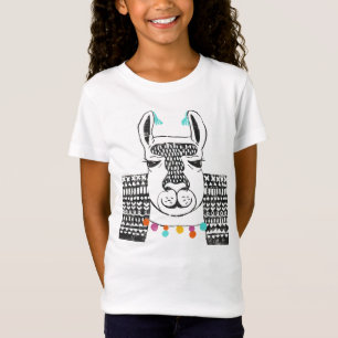 Camiseta Fiesta Llama - Retrato