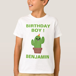 Camiseta Fiesta Mexicana Cactus Kawaii Lindo Cumpleaños