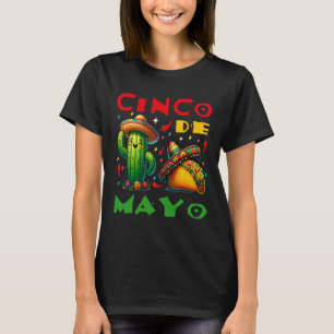 Camiseta Fiesta Mexicana Cinco De Mayo Squad 5 De Mayo Para
