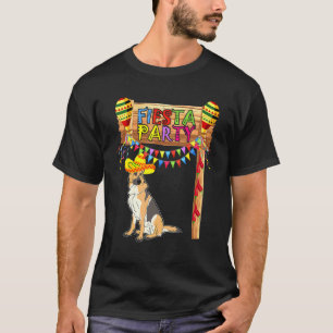 Camiseta Fiesta Mexicana Pastor Alemán Cinco De Mayo