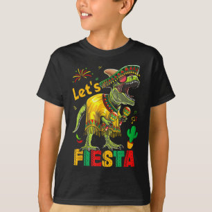 Camiseta Fiesta México Dino Trex Cinco De Mayo Toddle