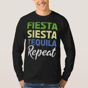 Camiseta Fiesta México Repetir Tequila México Feliz Cinco D