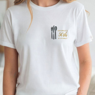 Camiseta Fiesta moderna de cumpleaños número 50