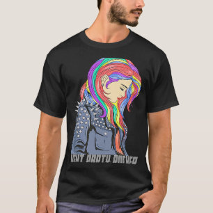 Camiseta Fiesta nocturno Rocker Colorful Haire Halloween co