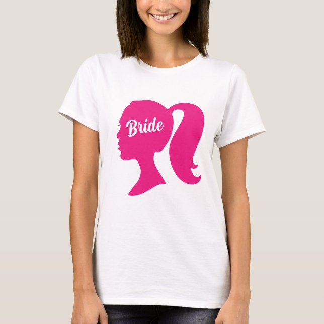 Camiseta Fiesta Novia Rosa Bachelorette (Anverso)