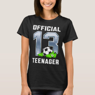 Camiseta Fiesta oficial de cumpleaños número 13 de adolesce