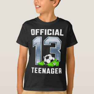 Camiseta Fiesta oficial de cumpleaños número 13 de adolesce