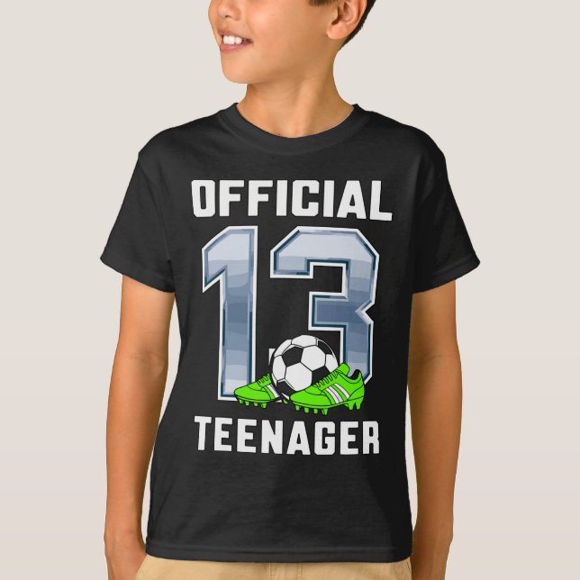 Camiseta Fiesta oficial de cumpleaños número 13 de adolesce (Anverso)