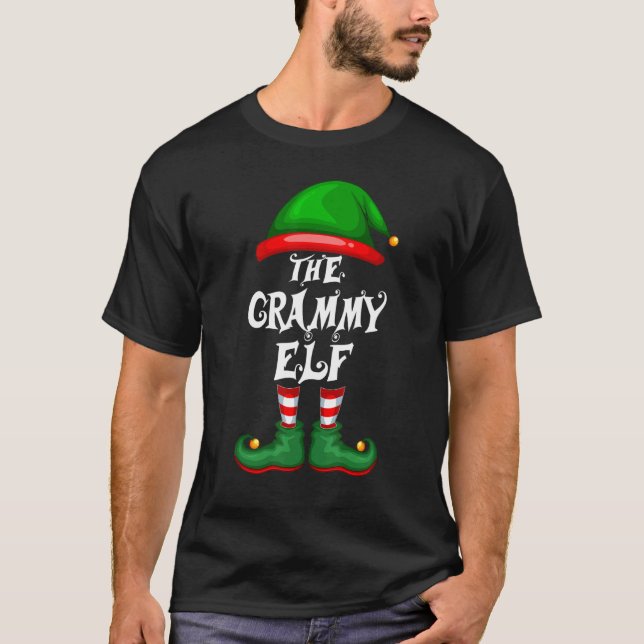 Camiseta Fiesta P de Navidades del grupo familiar Grammy El (Anverso)