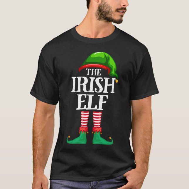 Camiseta Fiesta Pajama, Navidades de la familia Elf de Irla (Anverso)