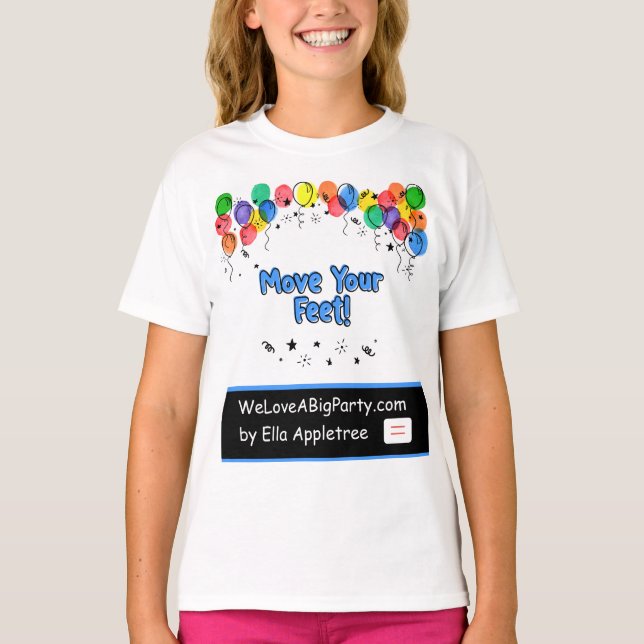 Camiseta fiesta para niños y todas las edades (Anverso)