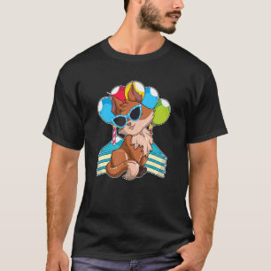 Camiseta Fiesta Pastel Guay Gafas de sol Fiesta Animal Fore