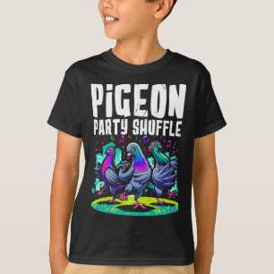Camiseta Fiesta pichón Shuffle Dance se muda divertido bail