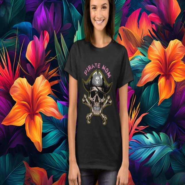 Camiseta Fiesta pirata Capitán de cráneo adulto Cross Bones (Subido por el creador)