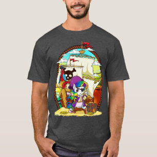 Camiseta Fiesta pirata de unicornio barco mágico