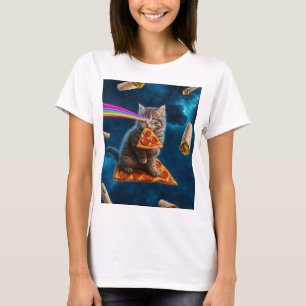 Camiseta Fiesta Pizza Cat Láser