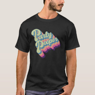 Camiseta Fiesta Pooper color vintage efecto desgastado text