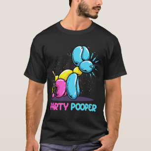 Camiseta Fiesta Pooper Kidcore Balloon Dog Birday Balloon