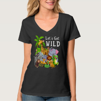 Camiseta Fiesta por el cumpleaños de Safari para la vida sa