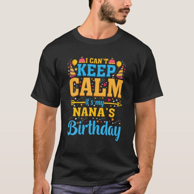 Camiseta Fiesta por el cumpleaños que no puedo mantener la  (Anverso)