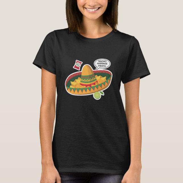 Camiseta Fiesta promedio de nacho (Anverso)