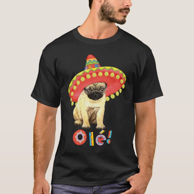 Camiseta Fiesta Pug (Anverso)
