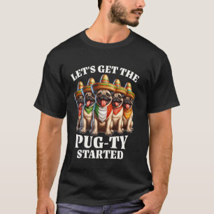 Camiseta Fiesta Pug Cinco Pug De Mayo